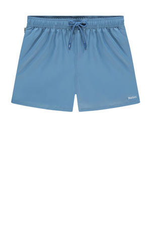 zwemshort met ritszakken blauw