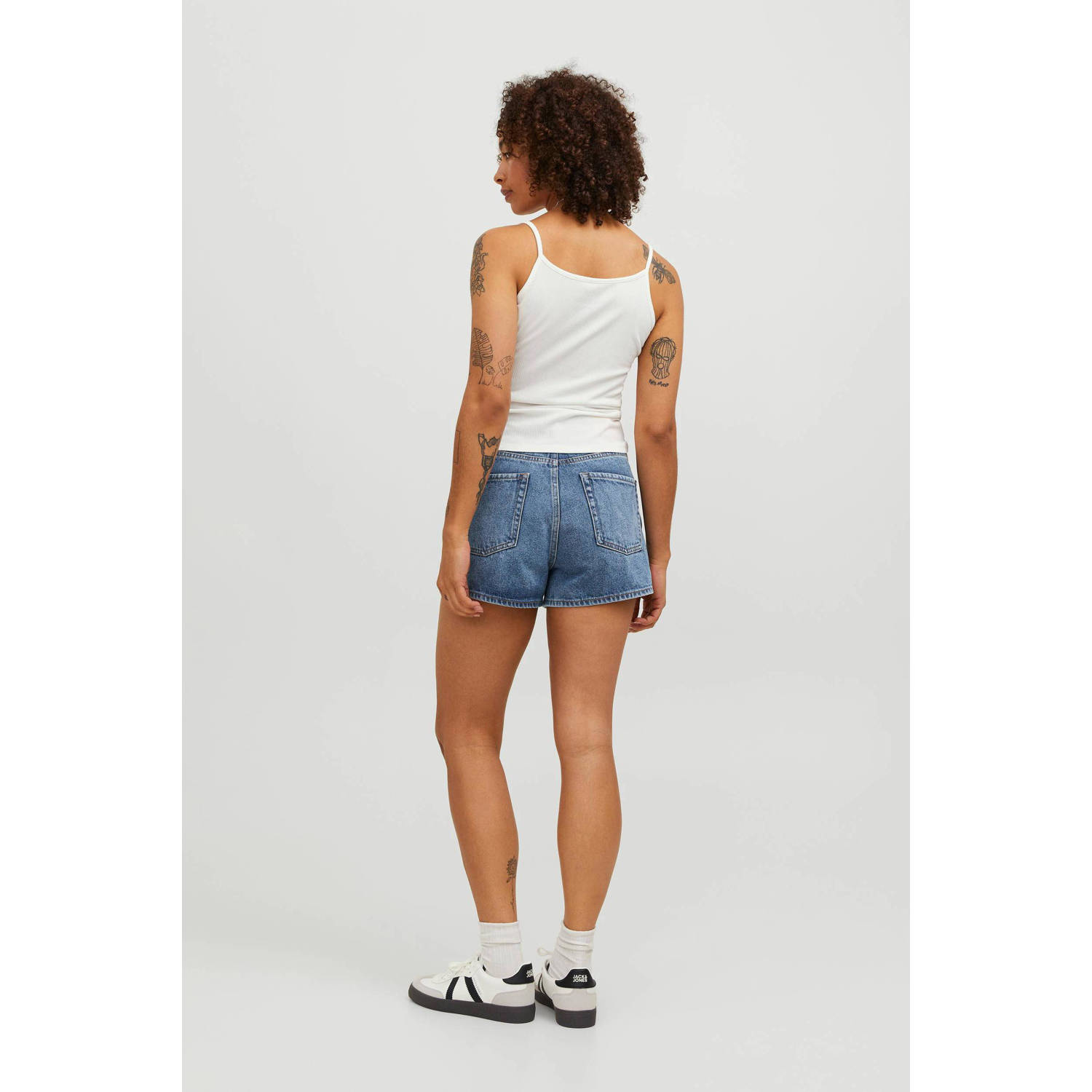 JJXX high waist regular fit short JXNANY medium blue denim