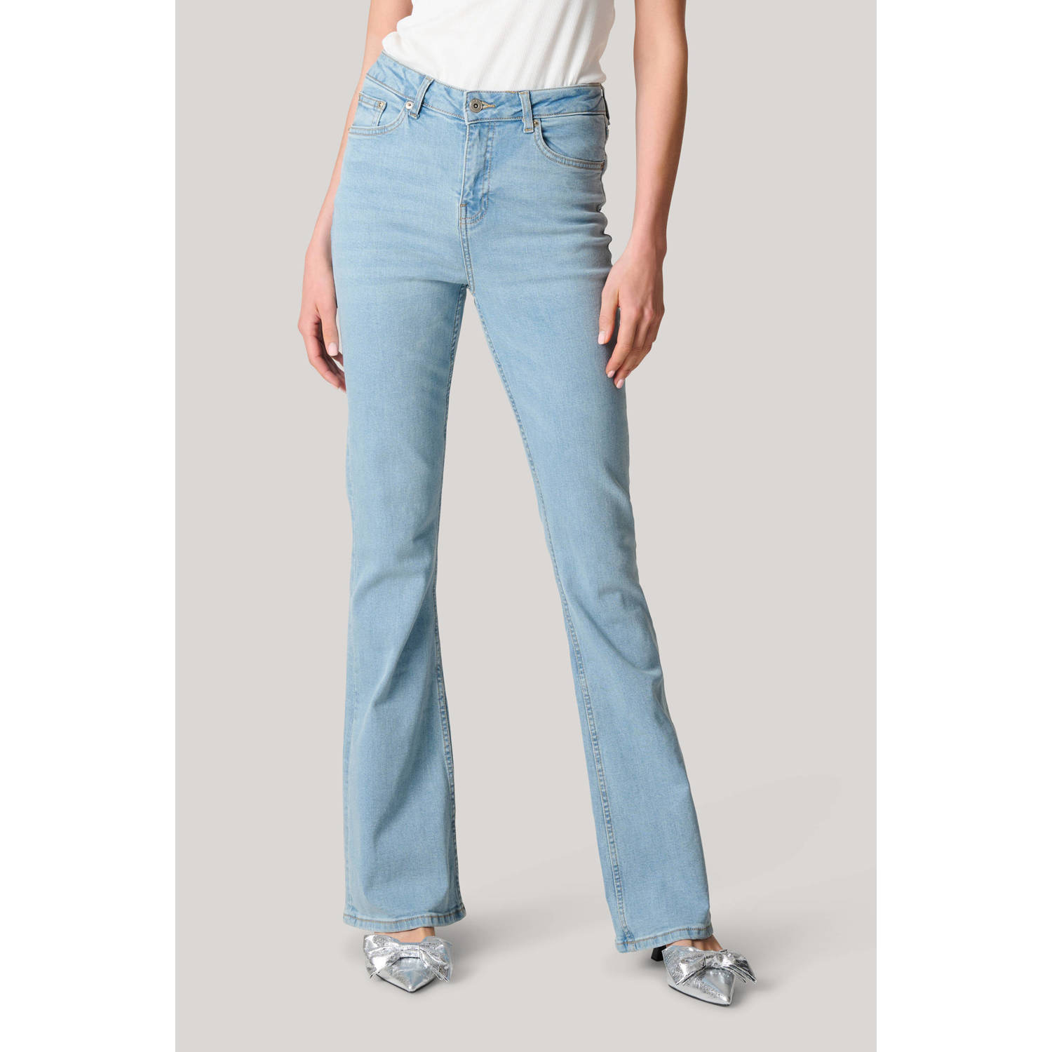 Shoeby flared jeans lightblue