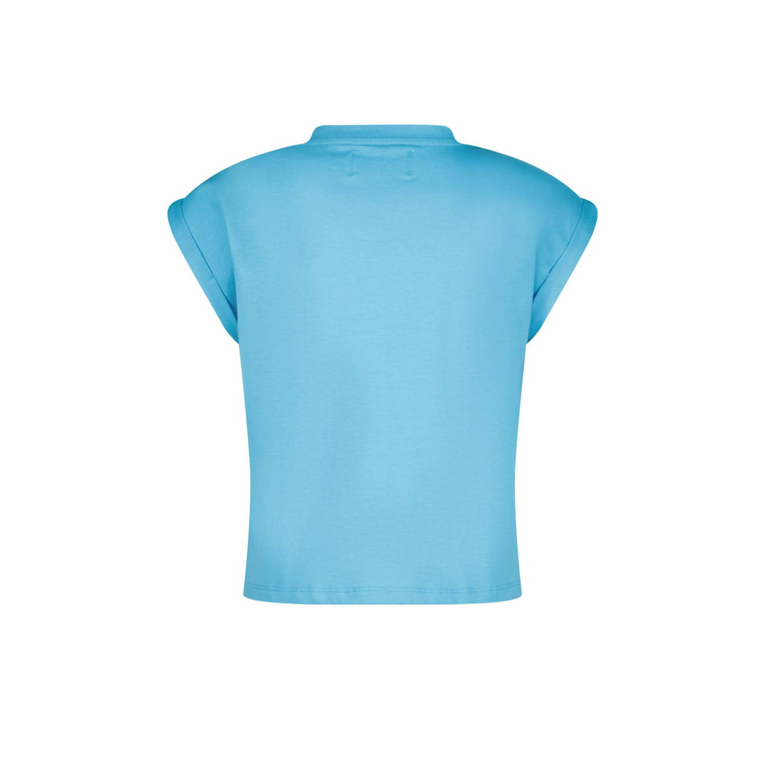 Raizzed T-shirt Merena met logo helderblauw