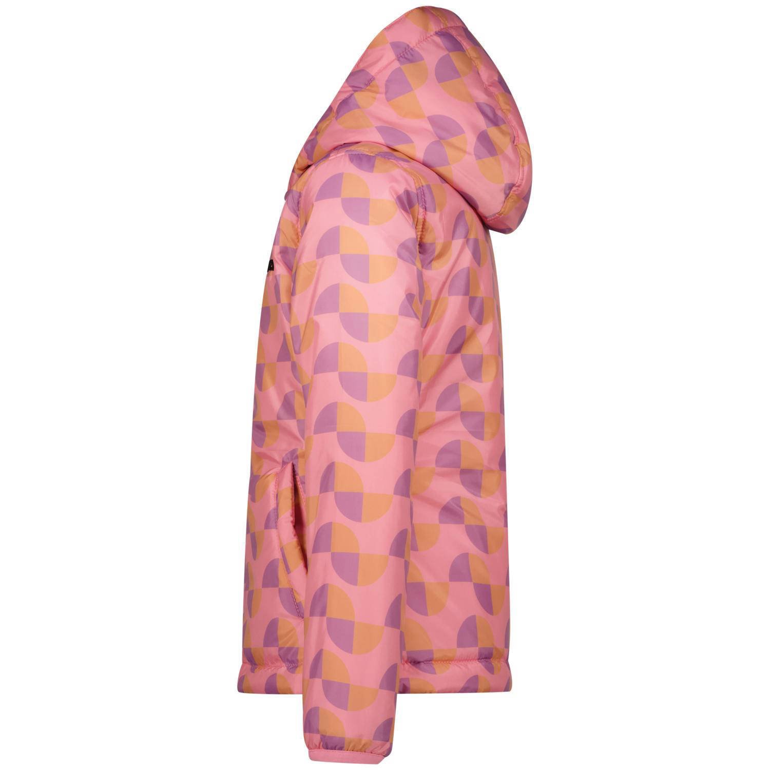 Raizzed zomerjas Inaya met all over print roze paars oranje