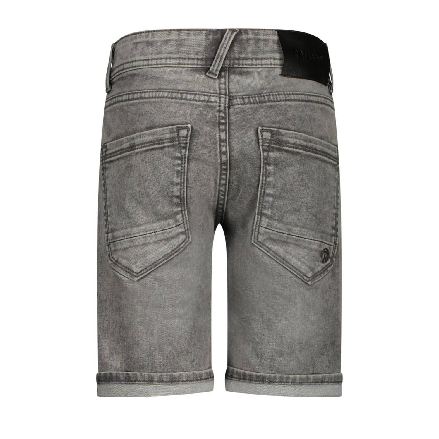 Raizzed denim short Oregon light grey stone