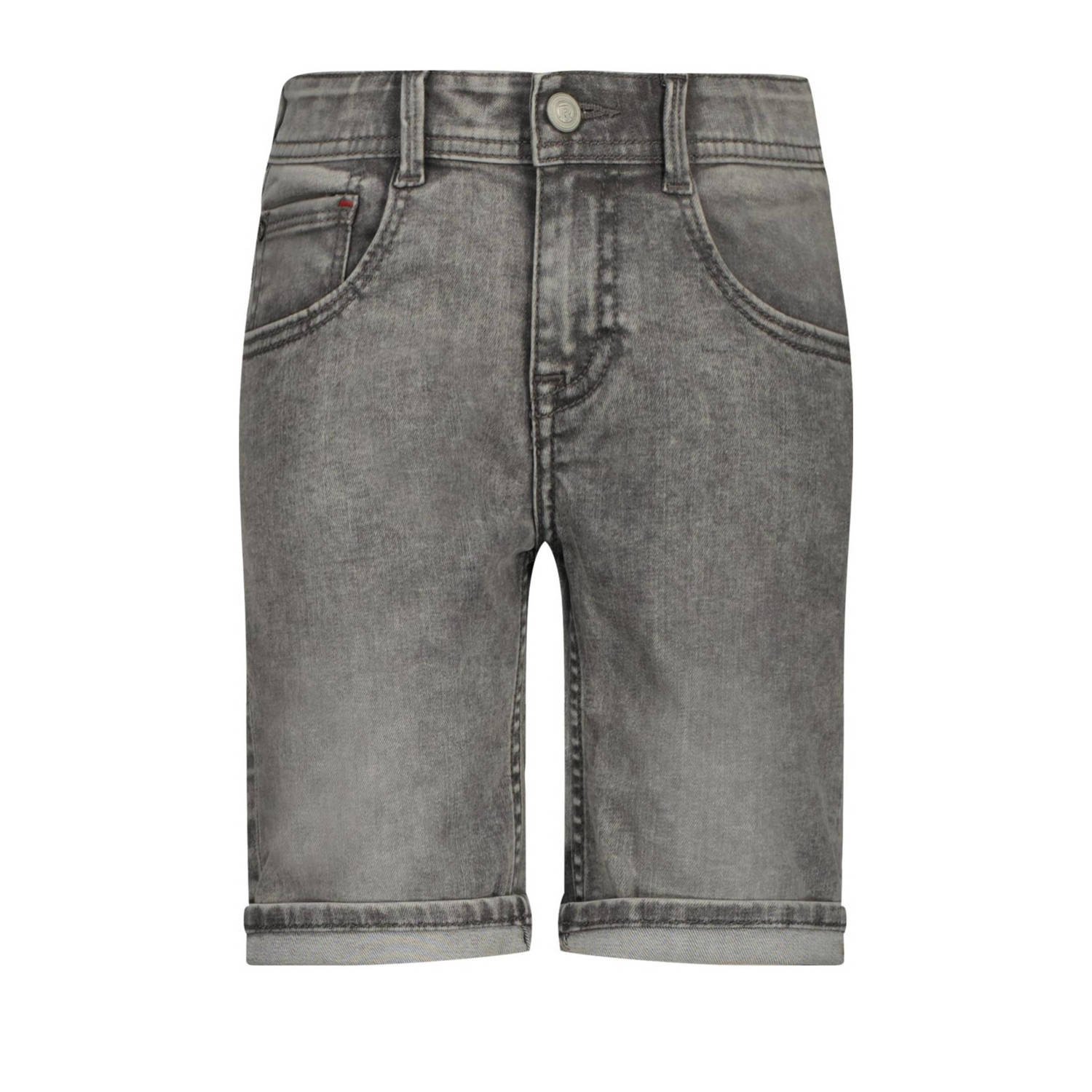 Raizzed denim short Oregon light grey stone Korte broek Grijs Jongens Stretchdenim 128