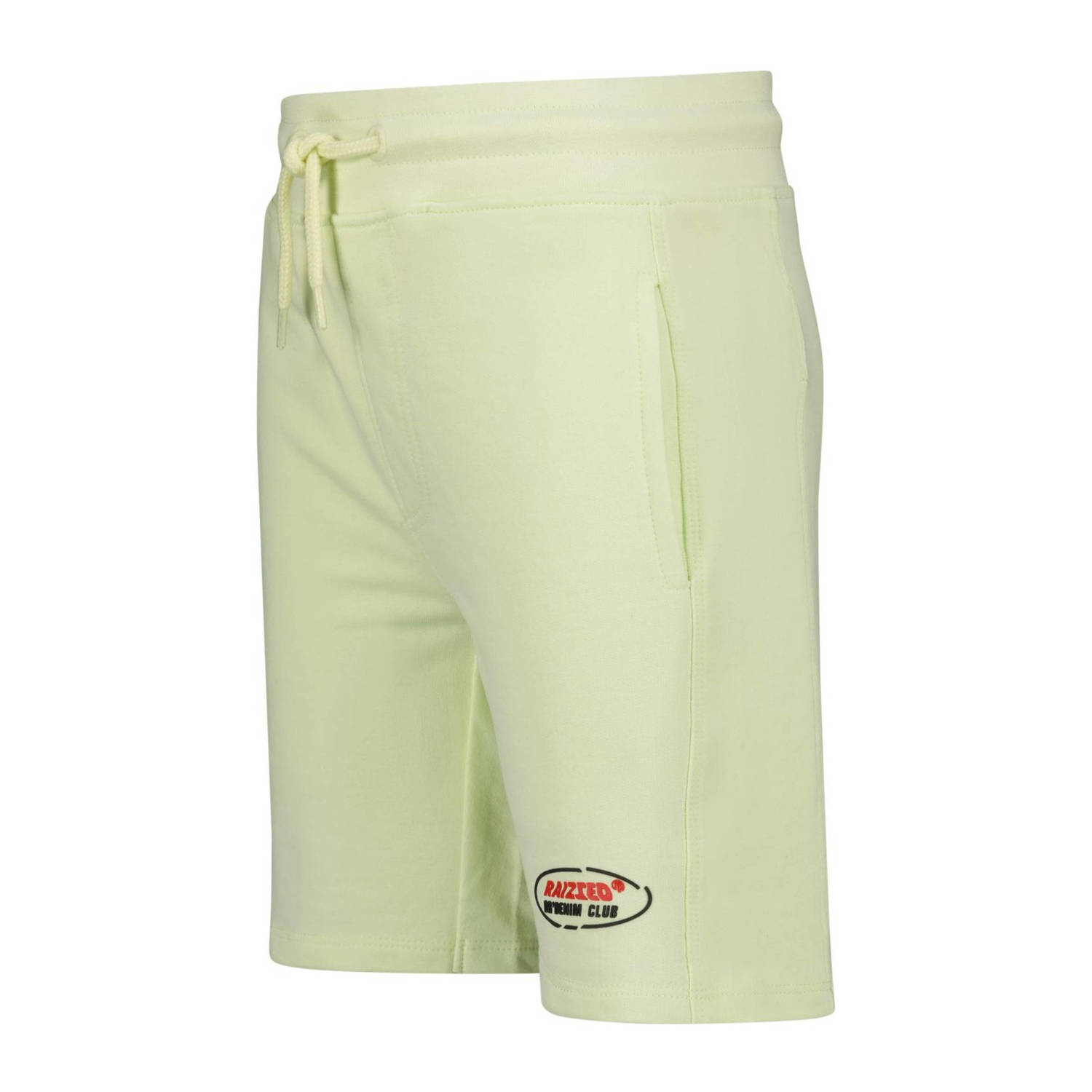 Raizzed regular fit sweatshort Rallingthon licht limegroen