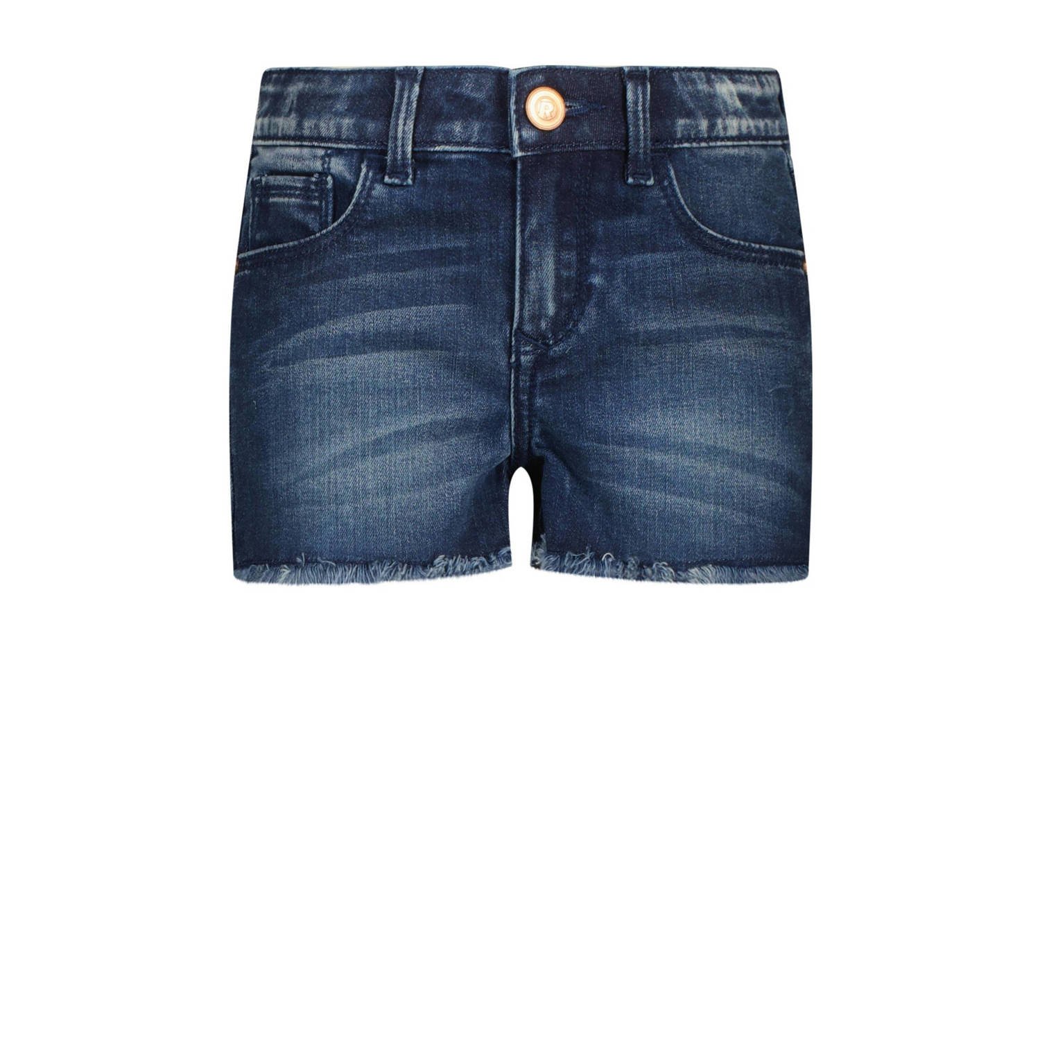 Raizzed denim short Louisiana dark blue stone Korte broek Blauw Meisjes Stretchdenim 146