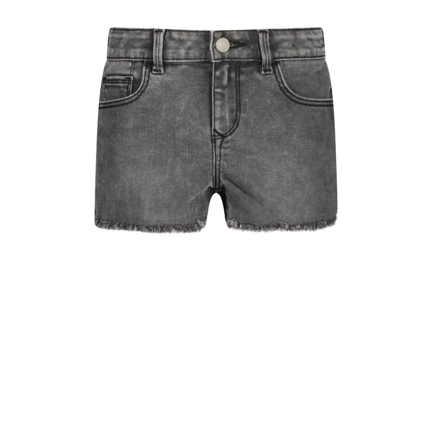 Raizzed denim short Louisiana mid grey stone Korte broek Grijs Meisjes Stretchdenim 128