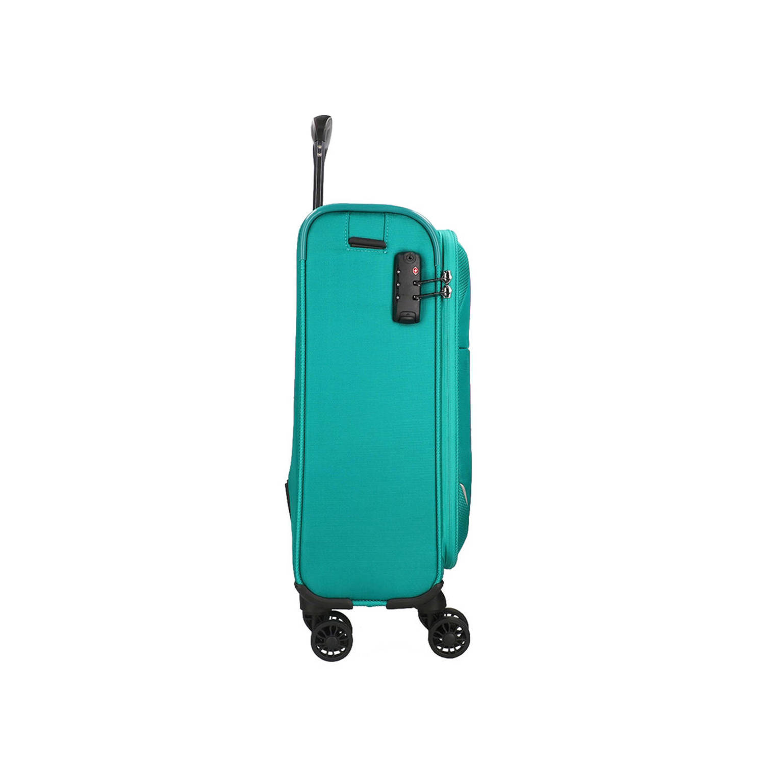 Travelbags koffer The Base Soft 55 cm. turquoise