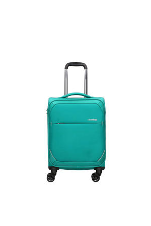  koffer The Base Soft 55 cm. turquoise