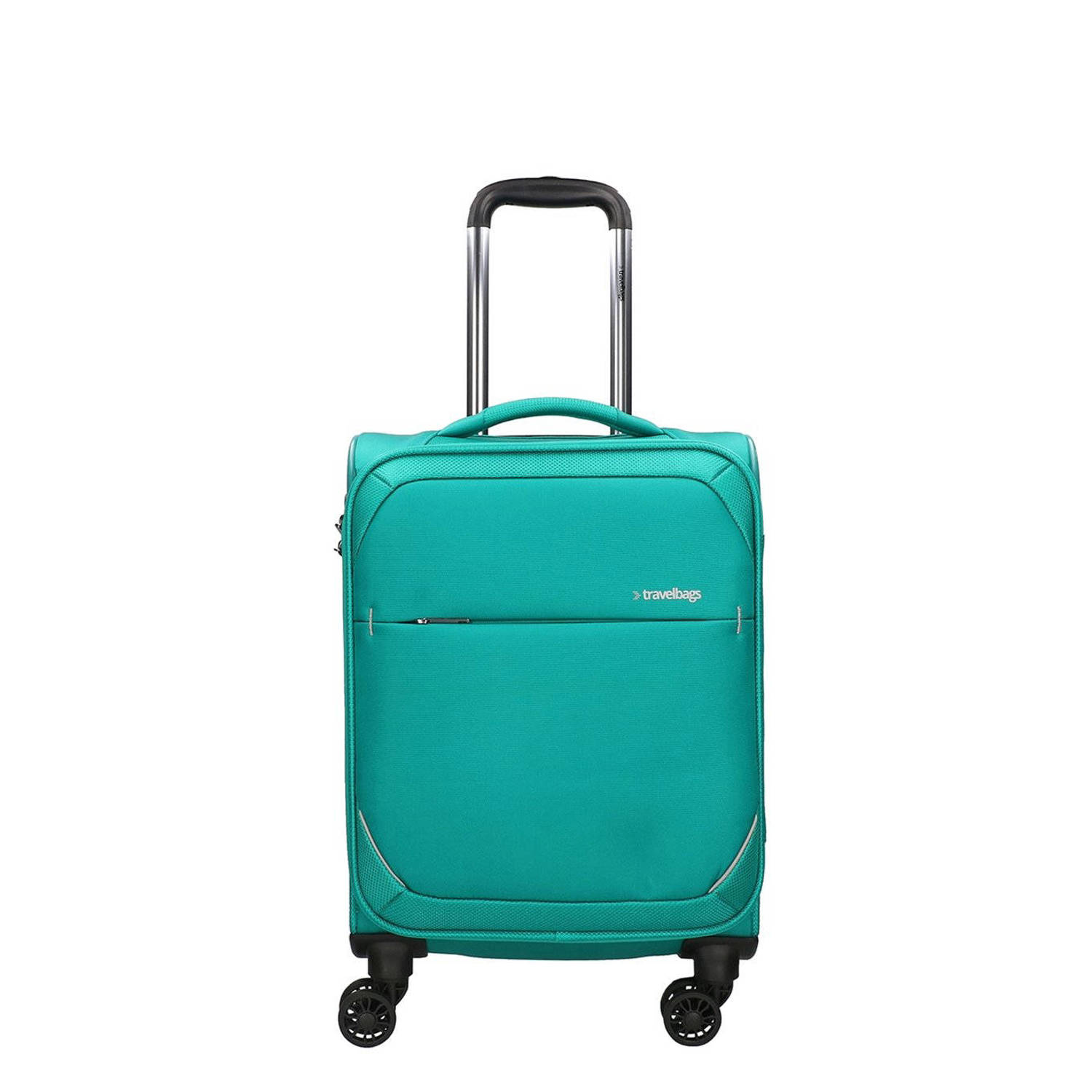 Travelbags koffer The Base Soft 55 cm. turquoise