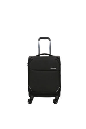 koffer The Base Soft 55 cm. zwart