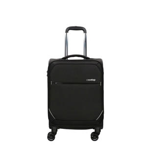 koffer The Base Soft 55 cm. zwart