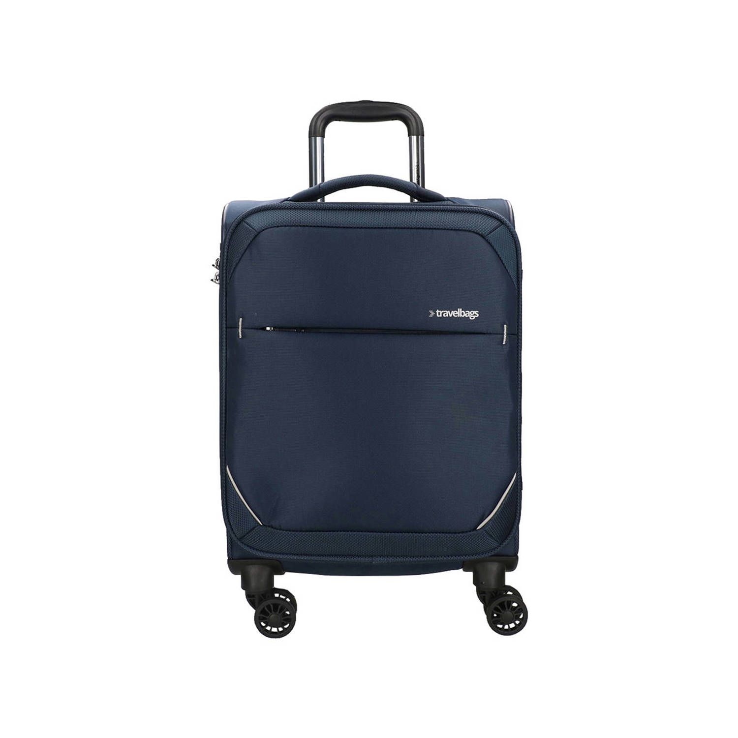 Travelbags koffer The Base Soft 55 cm. donkerblauw