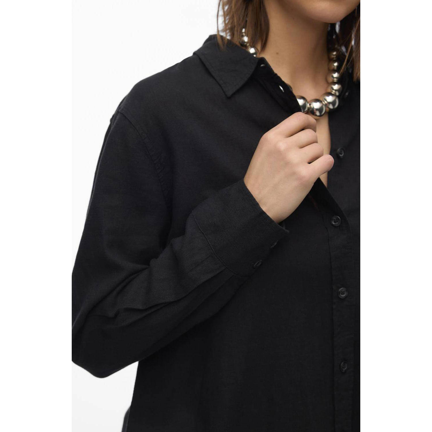 VERO MODA blouse VMLINN zwart