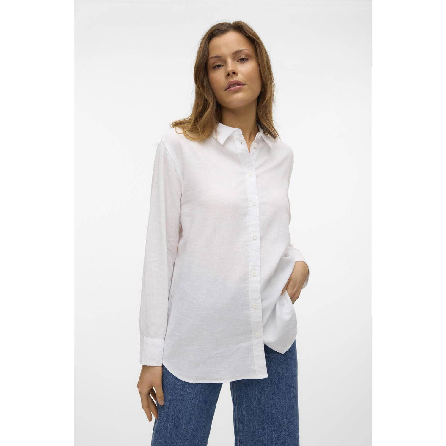 VERO MODA blouse VMLINN wit