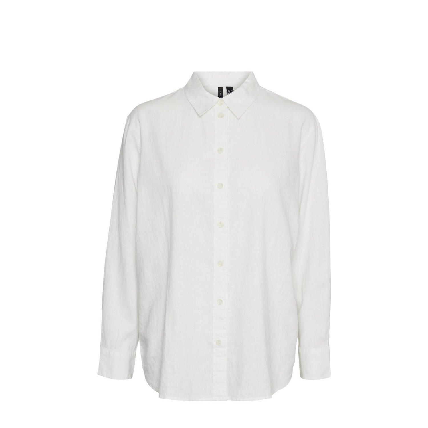 Vero Moda Overhemdblouse VMLINN LINEN LS SHIRT WVN NOOS hoogwaardige kwaliteit met linnen