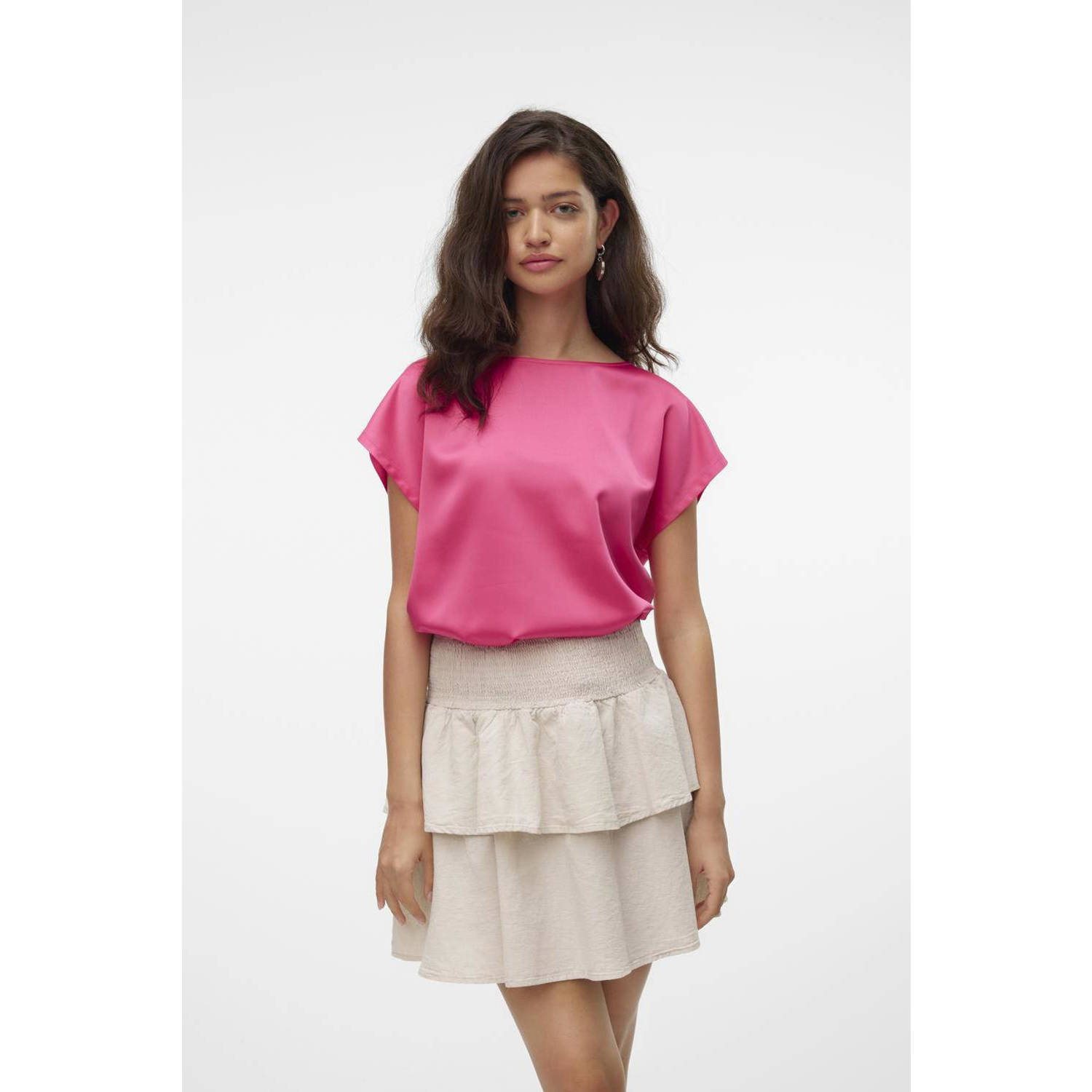 VERO MODA top VMMERLE roze