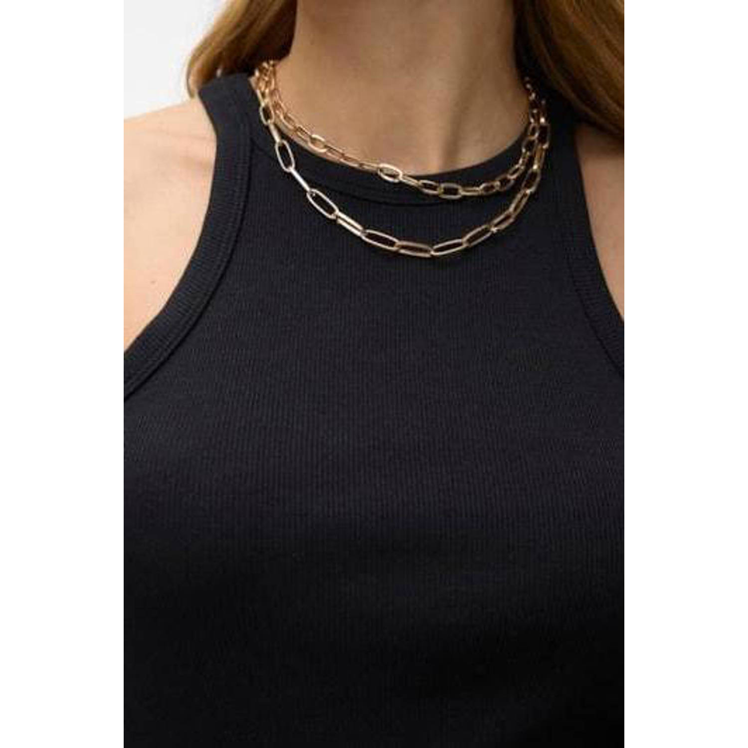 VERO MODA top VMCHLOE zwart