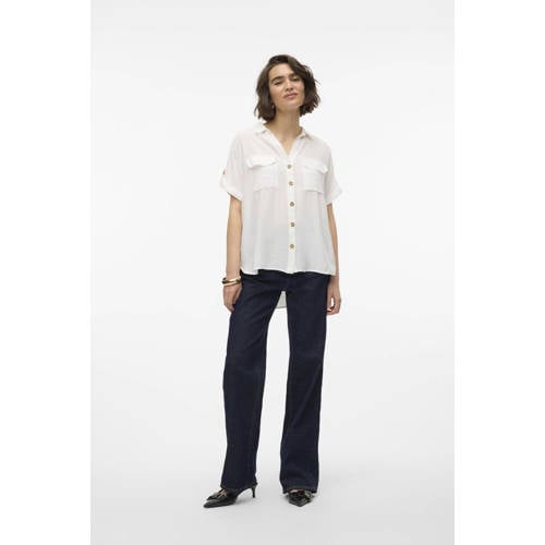 VERO MODA blouse VMBUMPY wit afbeelding