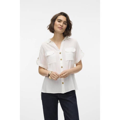 VERO MODA blouse VMBUMPY wit afbeelding