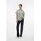 VERO MODA blouse VMBUMPY donkergroen/wit