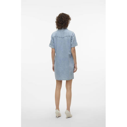 VERO MODA spijkerjurk VMJENNIE light blue denim afbeelding