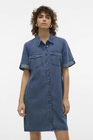 spijkerjurk VMJENNIE medium blue denim