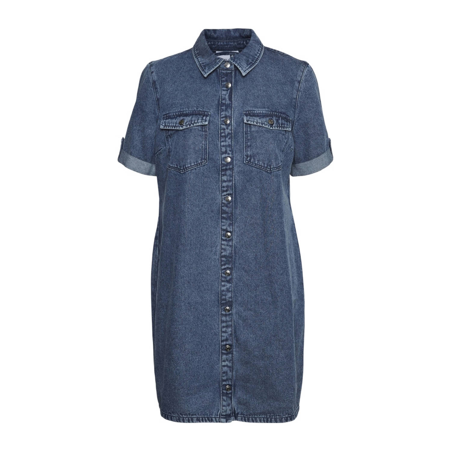 Vero Moda Jeans jurk VMJENNIE SS SHORT DENIM DRESS NOOS