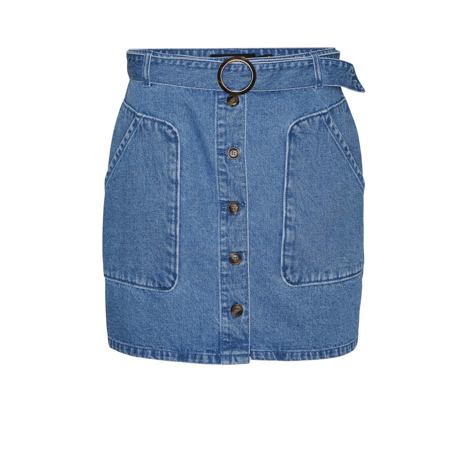 VERO MODA spijkerrok VMANNORA medium blue denim