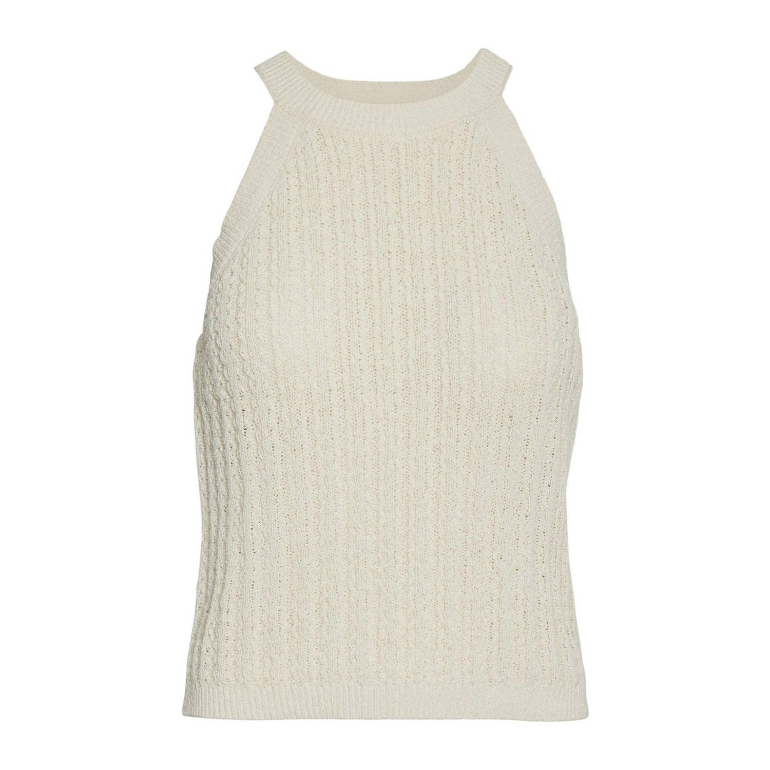 VERO MODA gebreide top VMJULLE creme