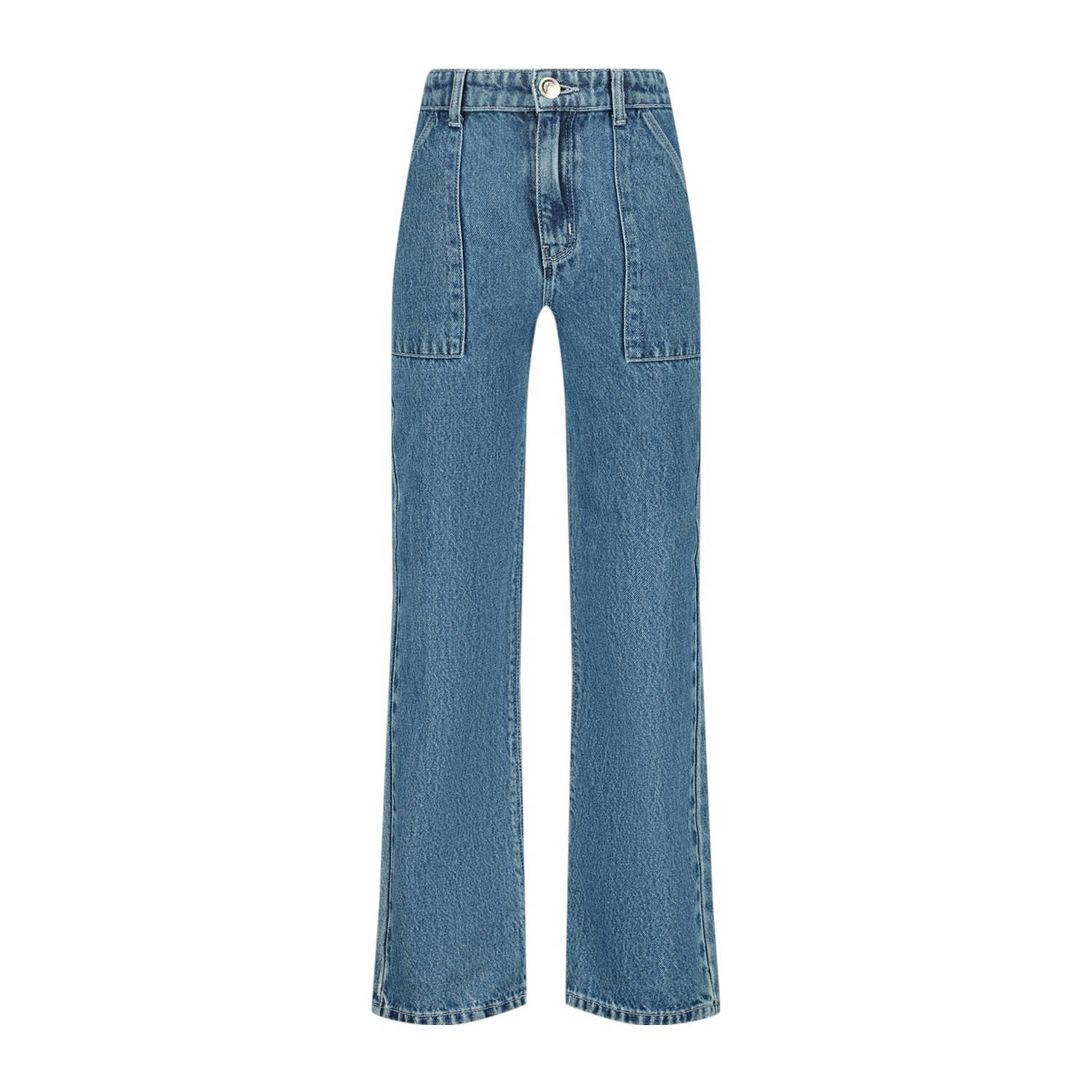Raizzed wide leg jeans Mississippi Worker mid blue stone Blauw Meisjes Denim 128
