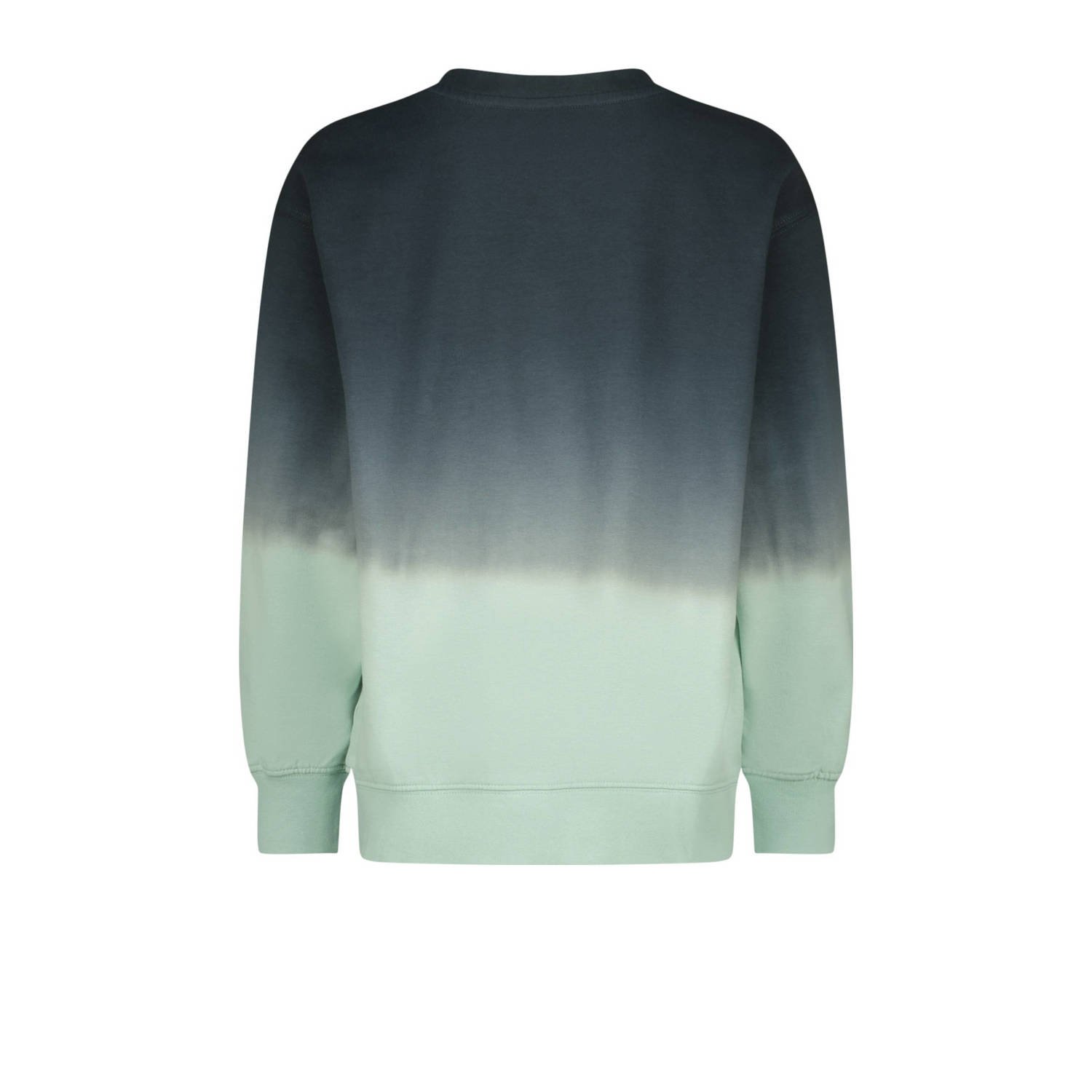 Raizzed dip-dye sweater Niran pistachegroen zwart