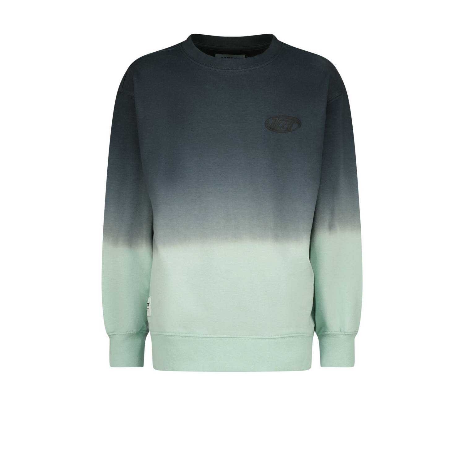 Raizzed dip-dye sweater Niran pistachegroen zwart Dip-dye 128