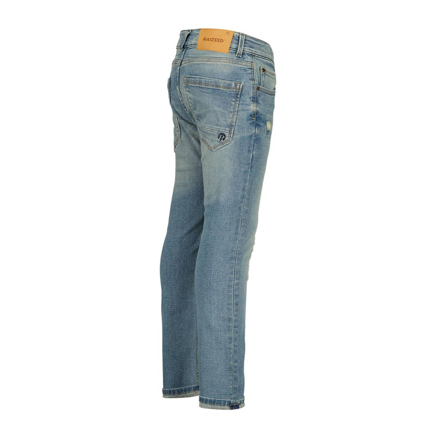 Raizzed slim fit jeans Boston Crafted met slijtage tinted blue