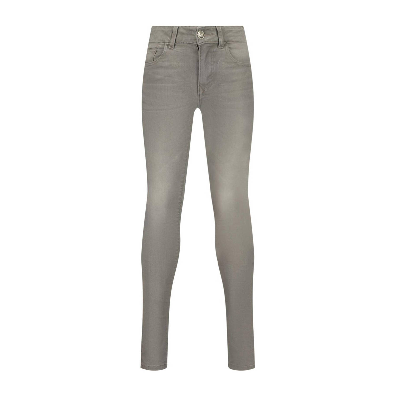 Raizzed skinny jeans Chelsea mid grey stone Grijs Meisjes Stretchdenim 128