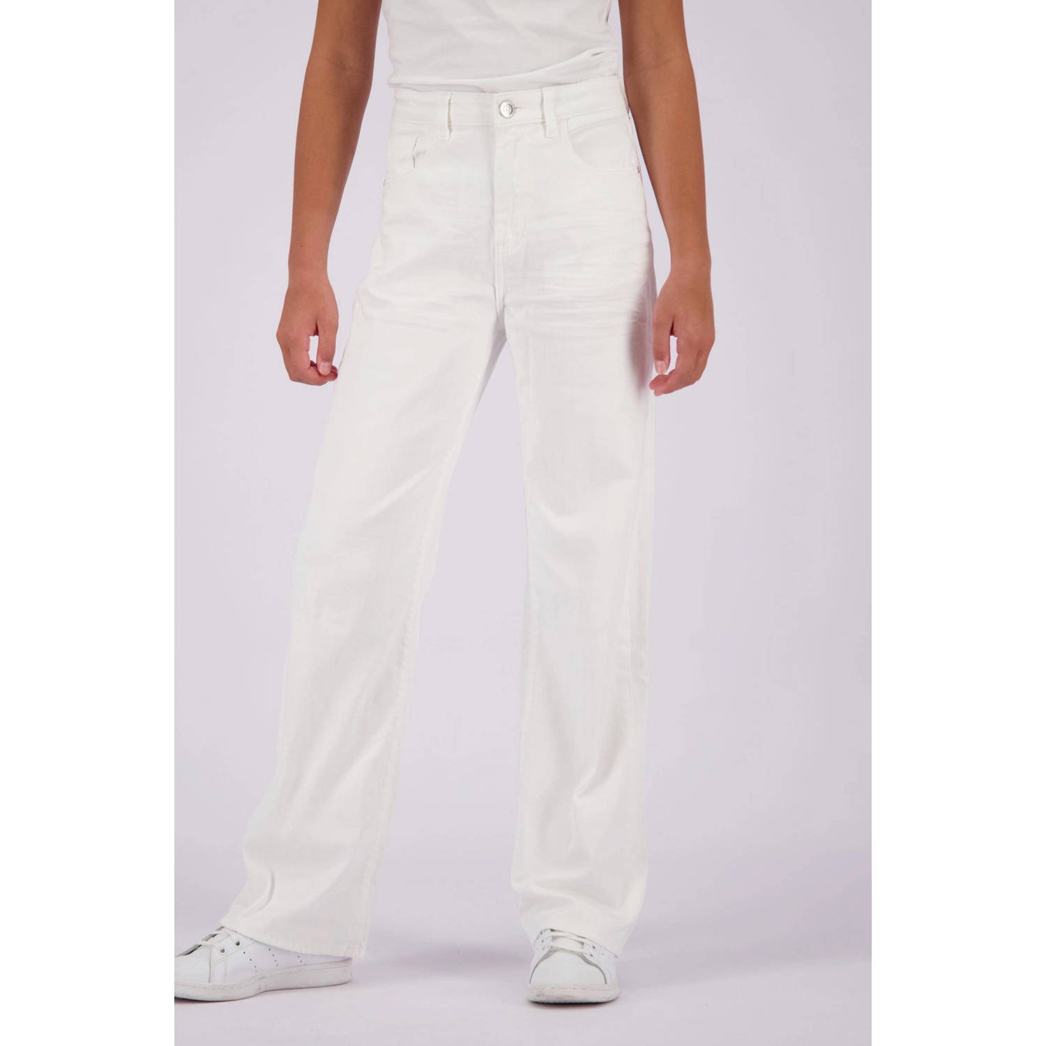 Raizzed wide leg jeans Mississippi white Wit Meisjes Stretchdenim Effen 134