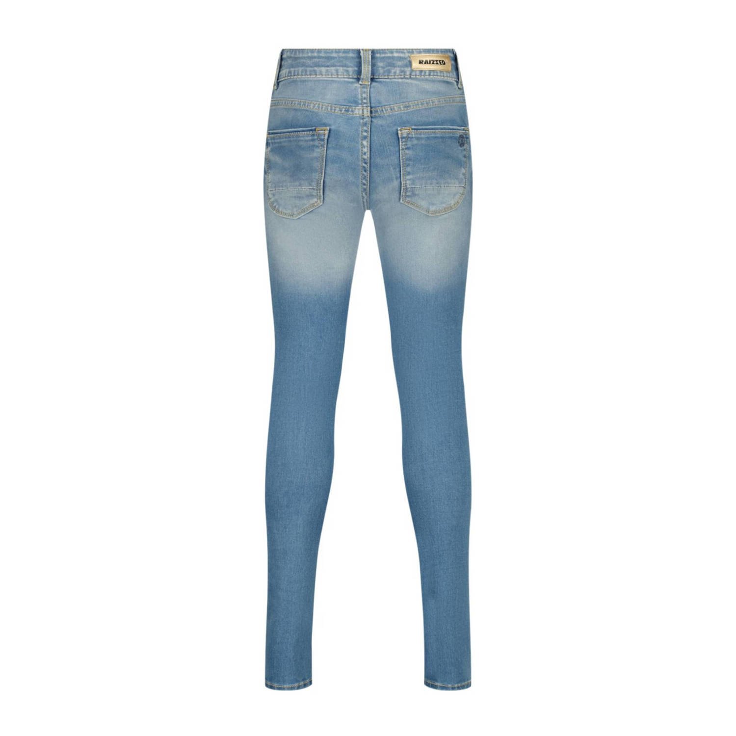 Raizzed skinny jeans Chelsea Crafted met slijtage mid blue stone