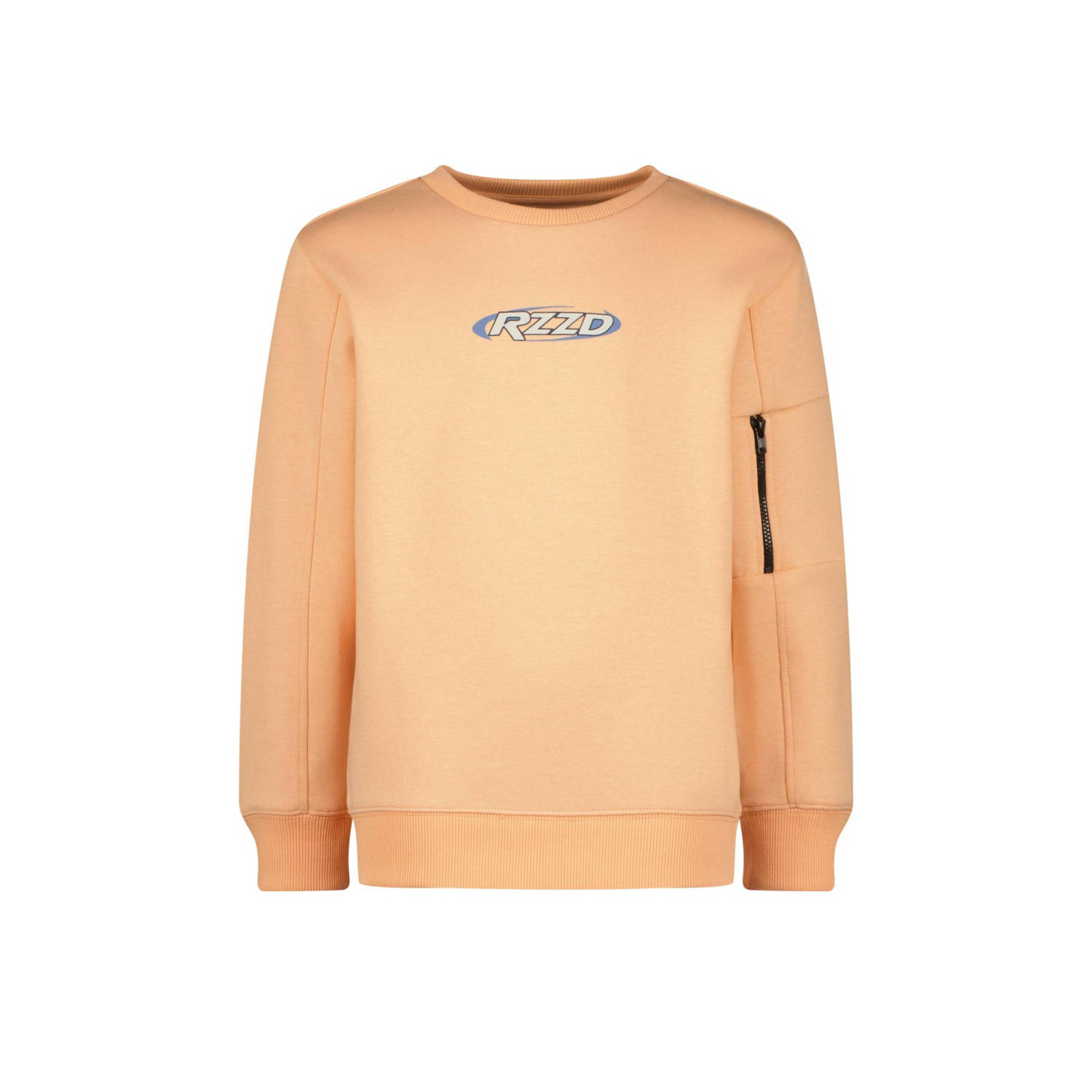 Raizzed sweater Nagi met logo zachtoranje