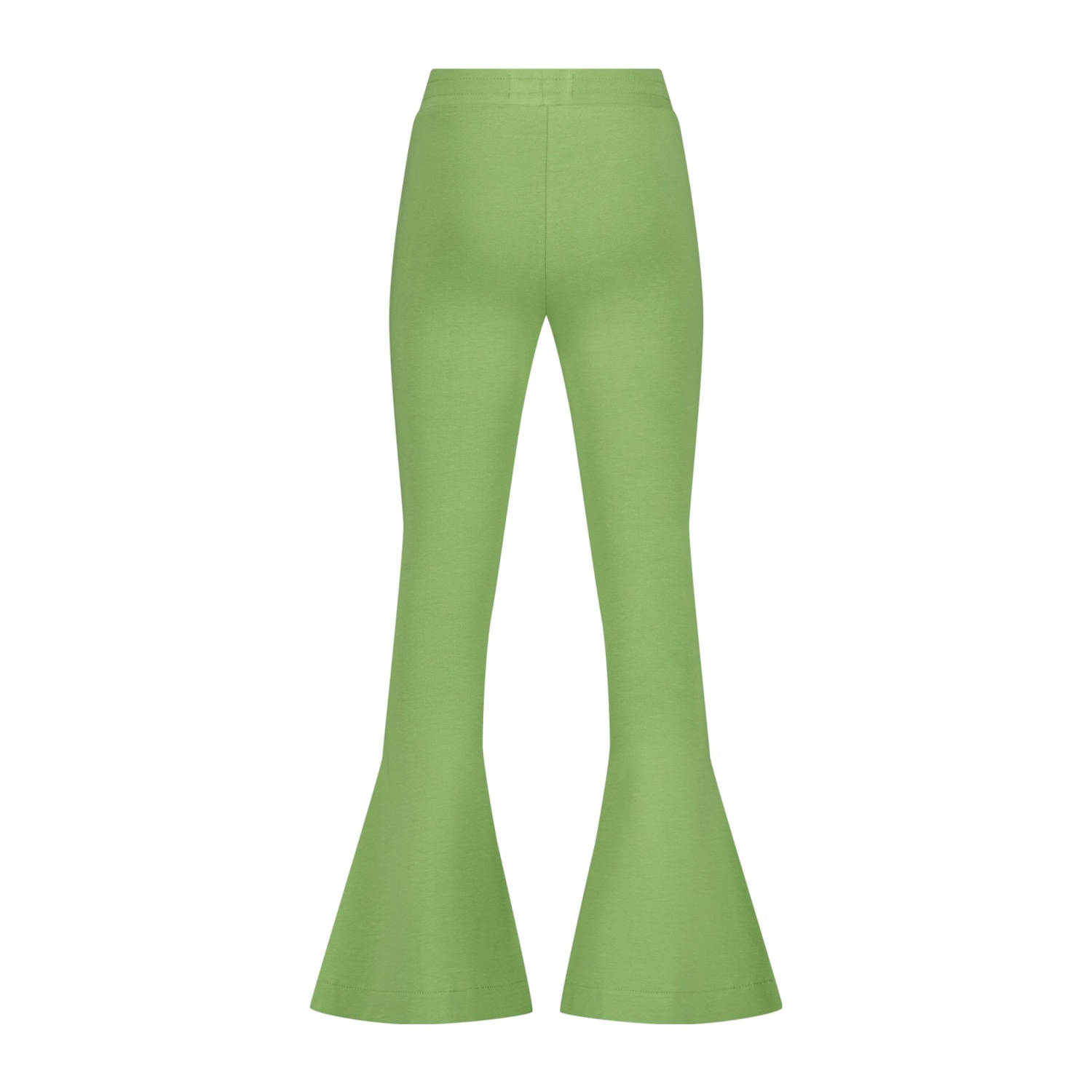 Raizzed flared broek Sena mosgroen