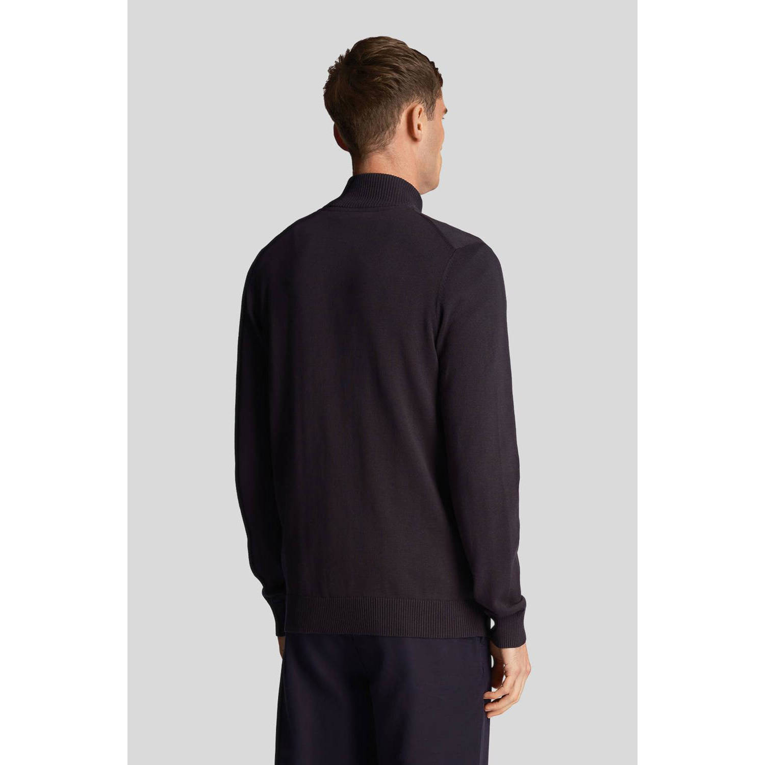 Lyle & Scott vest met logo dark navy