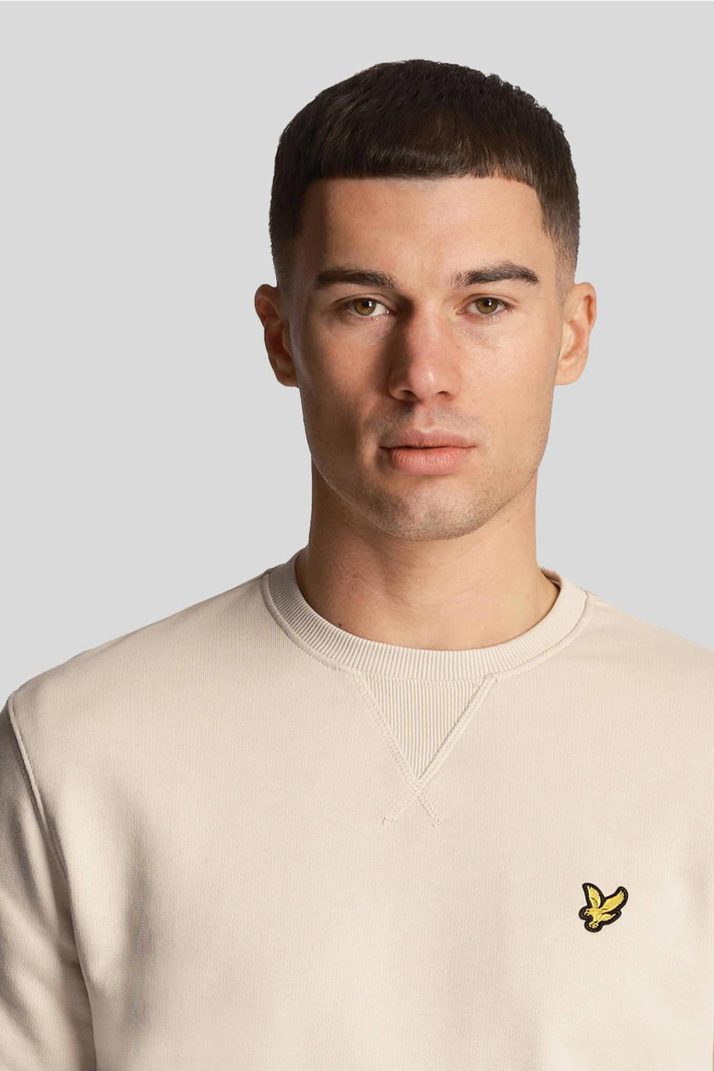 Lyle & Scott sweater creme kopen? in huis wehkamp
