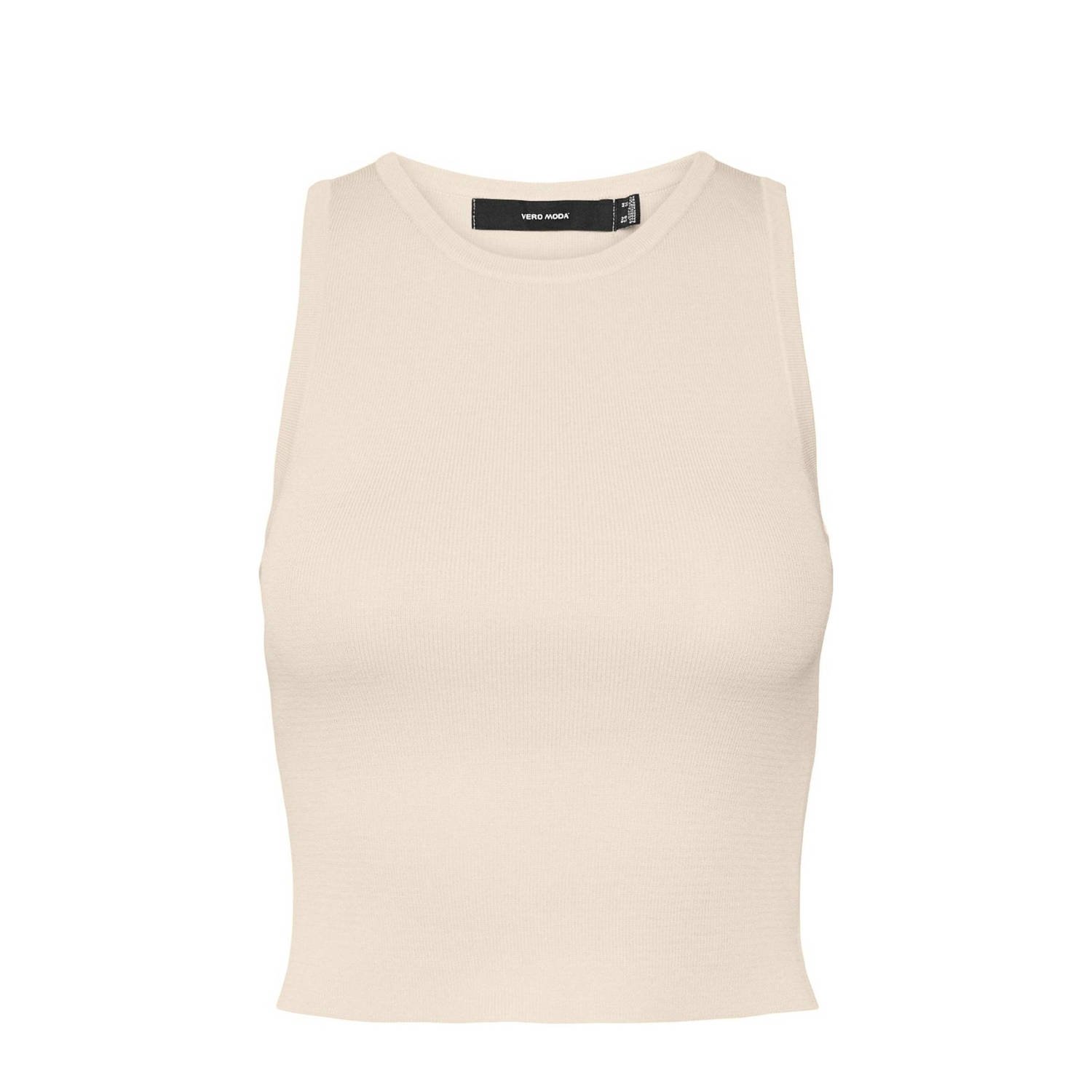 Vero Moda Korte top in effen design model 'GINNY'