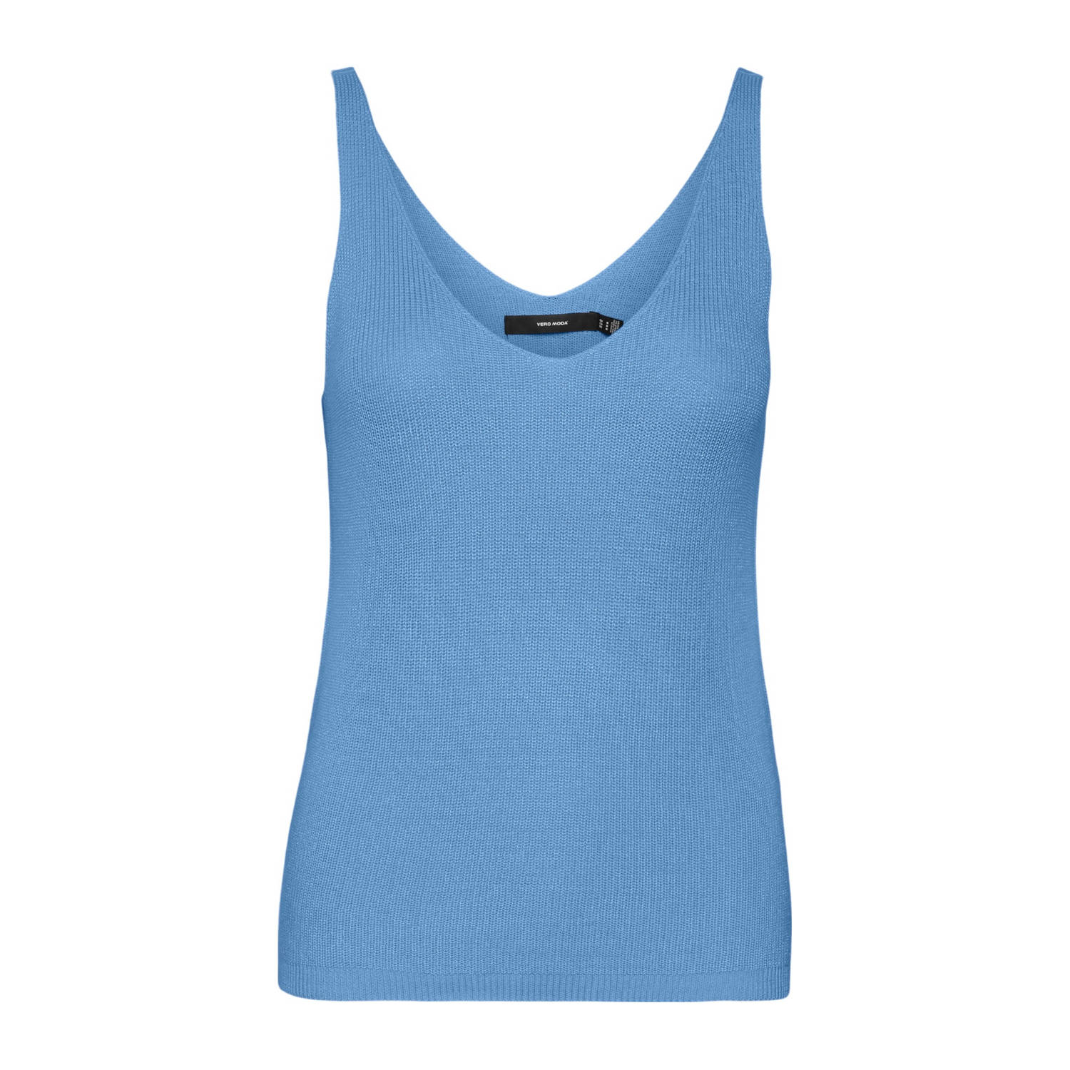 Vero Moda Gebreide top met afgeronde V-hals model 'NEWLEX SUN'