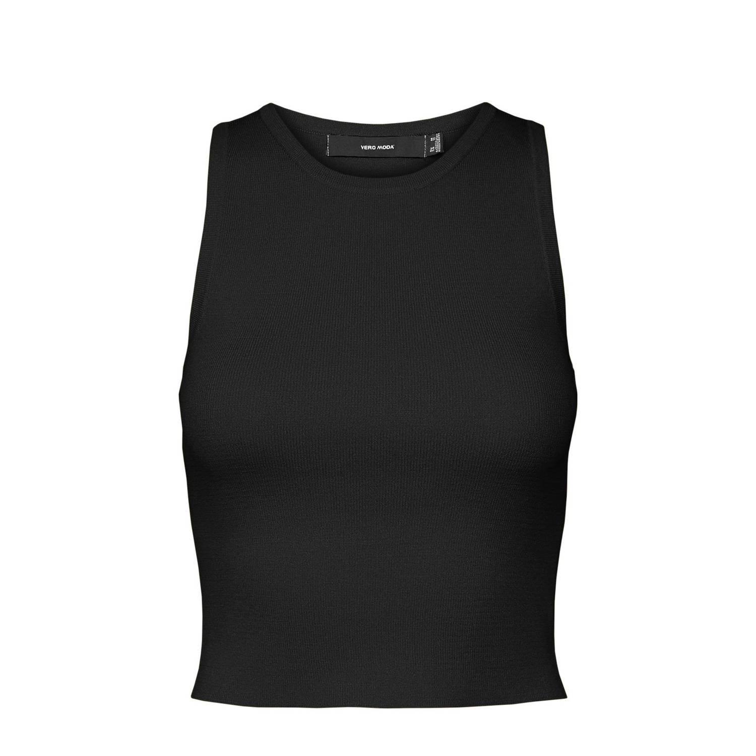 VERO MODA gebreide top VMGINNY zwart