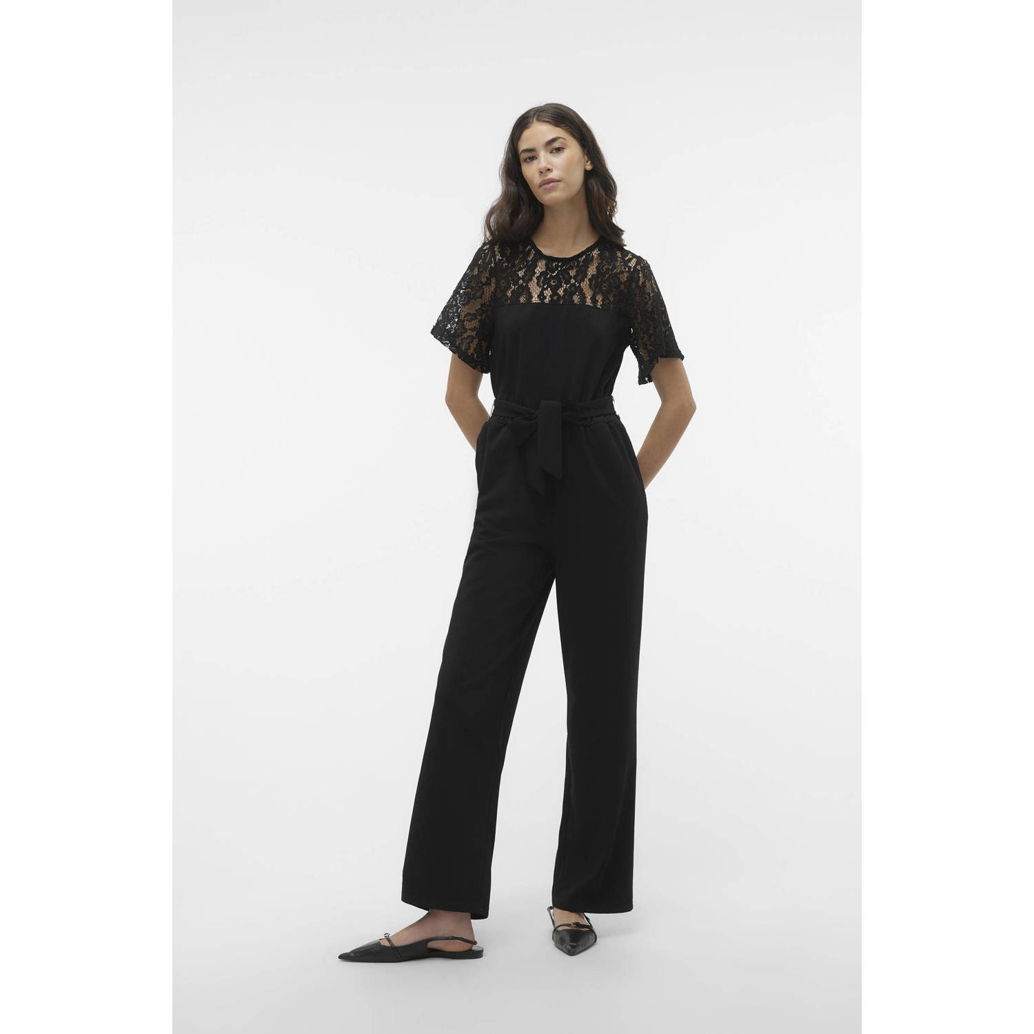 VERO MODA jumpsuit VMMAGDA zwart