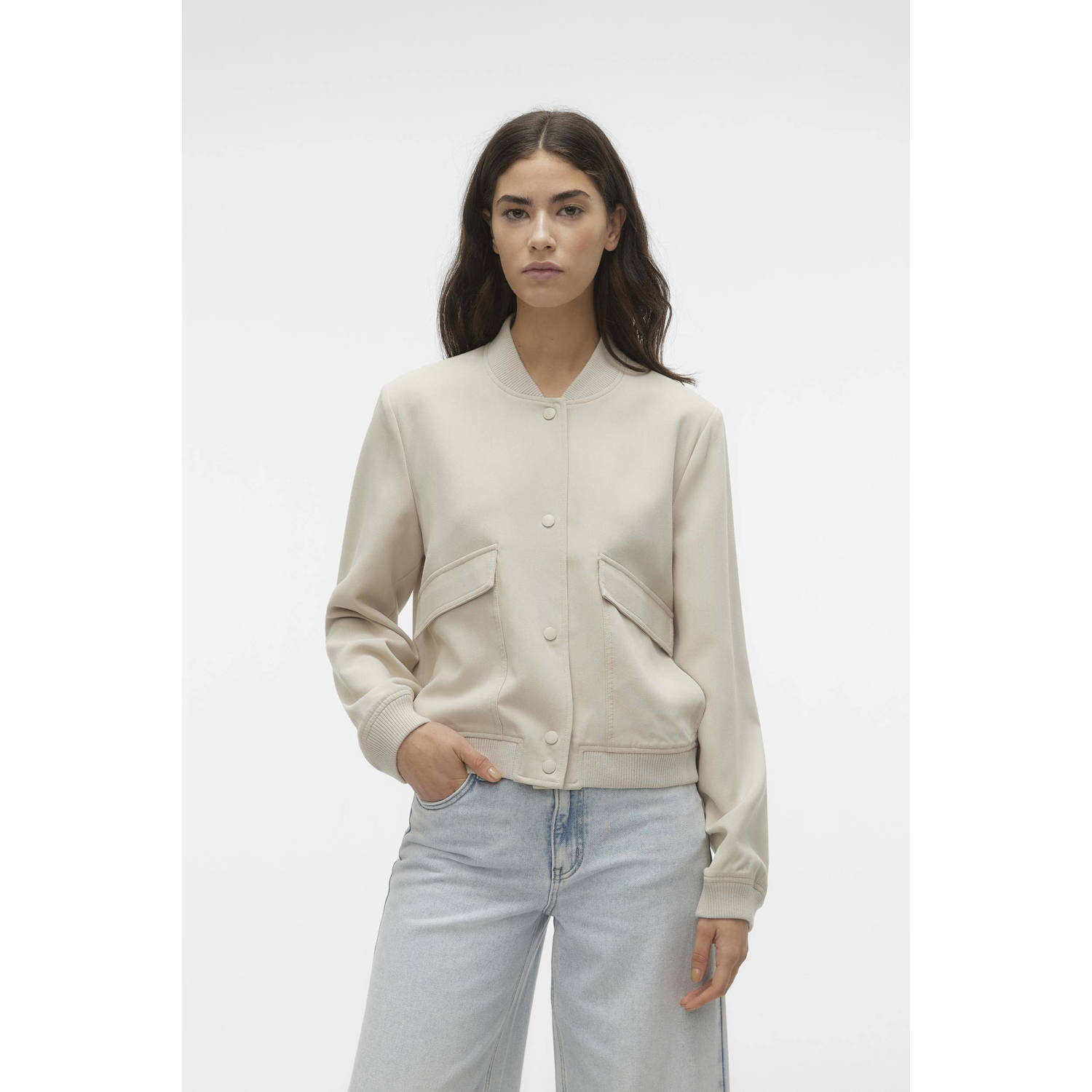 Vero Moda Comfort fit bomberjack met viscose model 'AMALA'