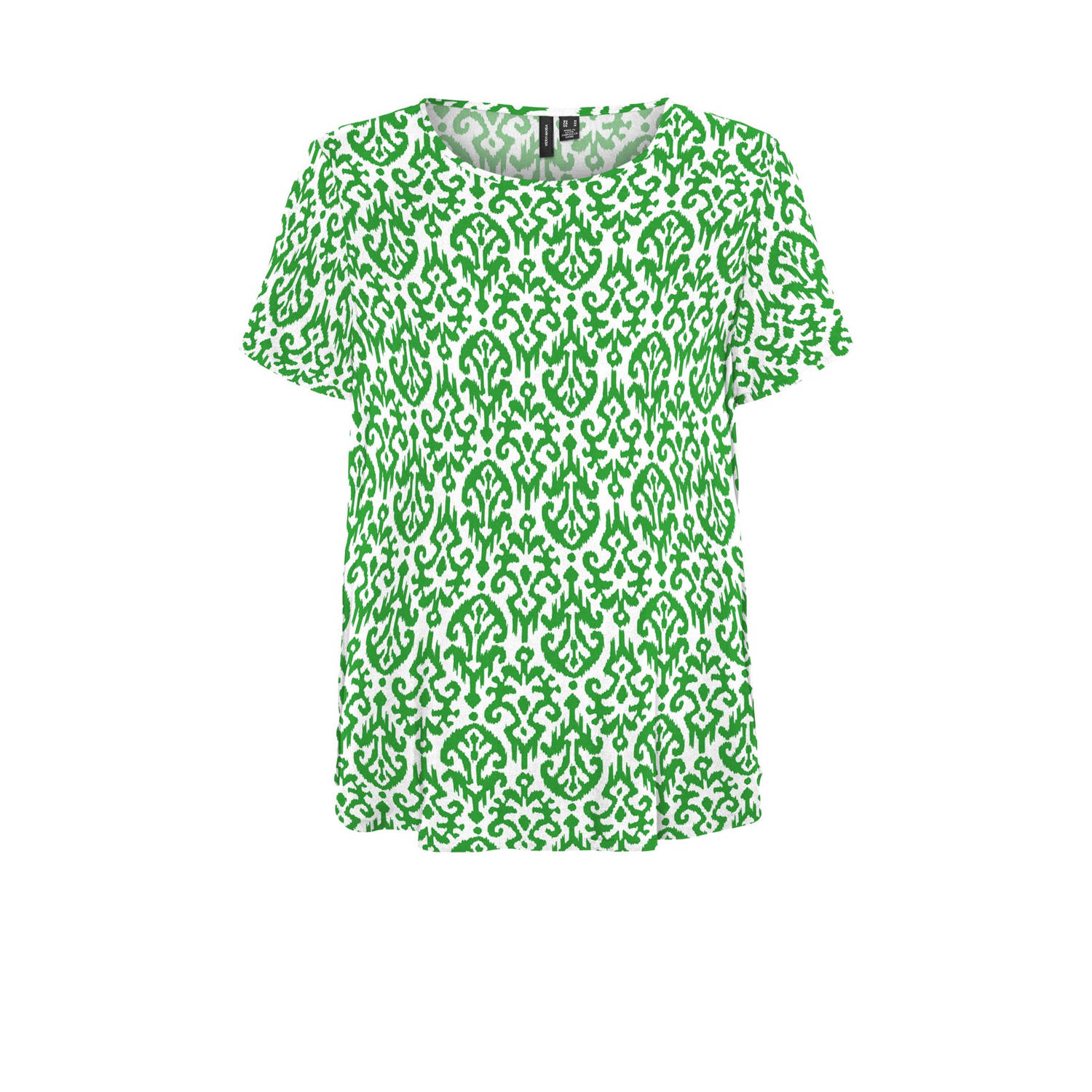 VERO MODA top VMEASY met all over print groen