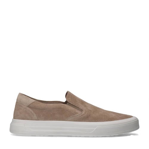 Manfield suède loafers beige afbeelding