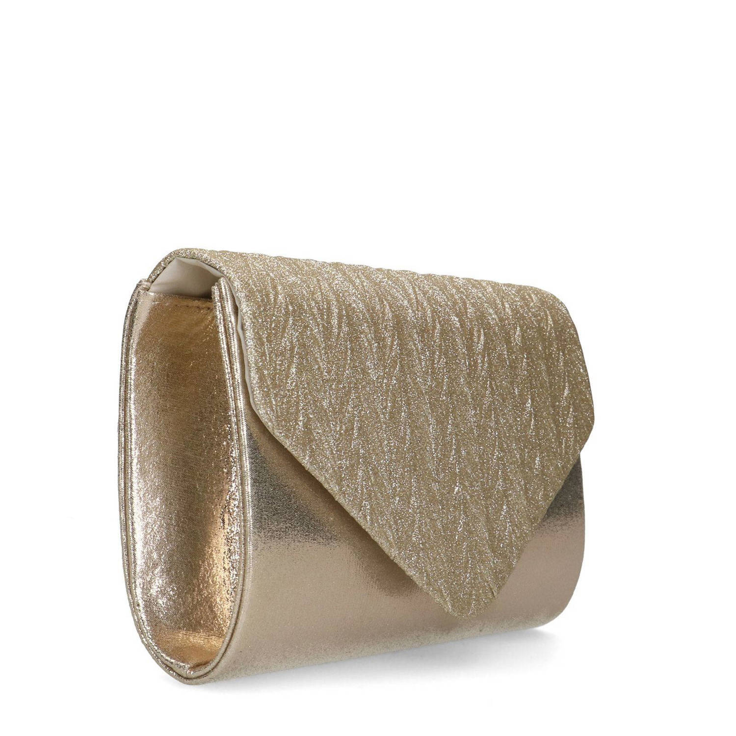Manfield clutch goudkleurig