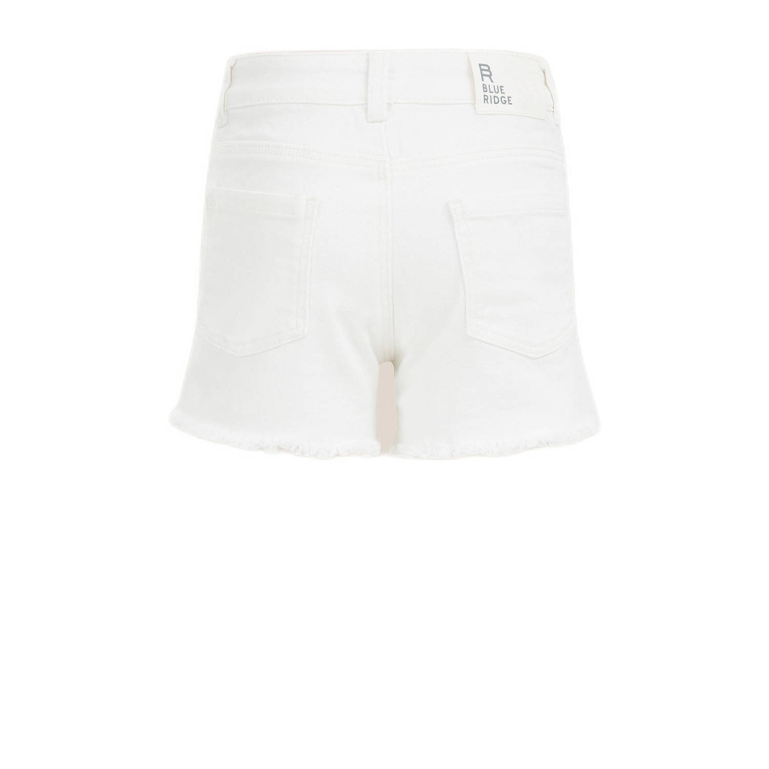 WE Fashion slim fit casual short wit