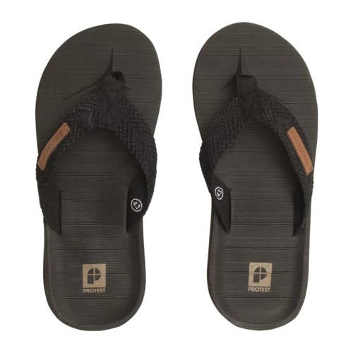 Protest Haiti teenslippers zwart afbeelding